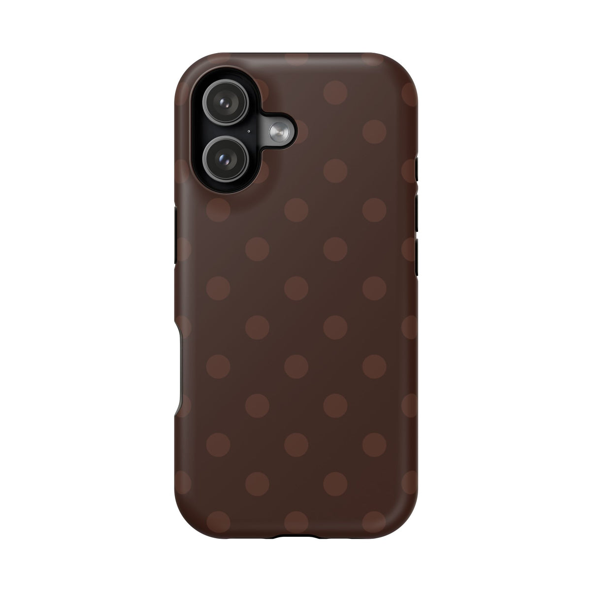 Mocha Polka Dots iPhone Case