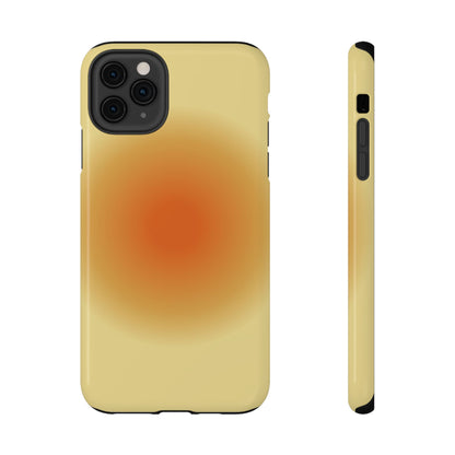 Orange Aura iPhone Case
