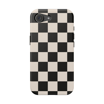 Espresso Checkered iPhone Case