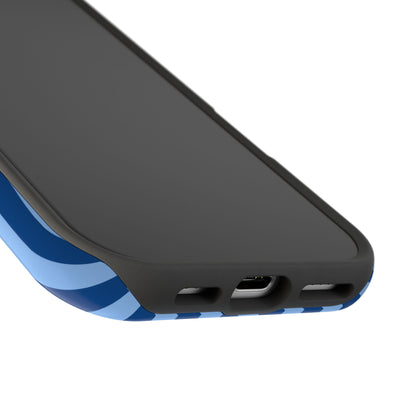Blueberry Stripes iPhone Case