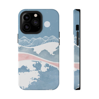 Blue Winter Night iPhone Case