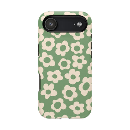 Green Las Flores iPhone Case