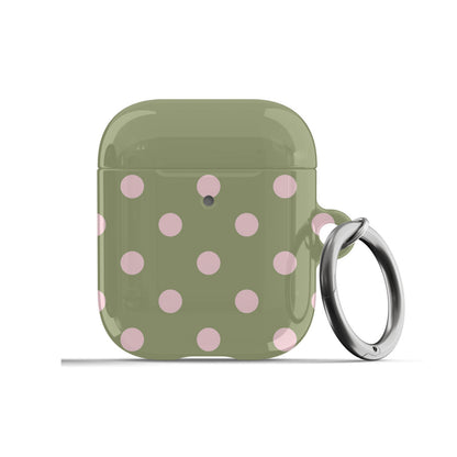 Green Polka Dots AirPods Case