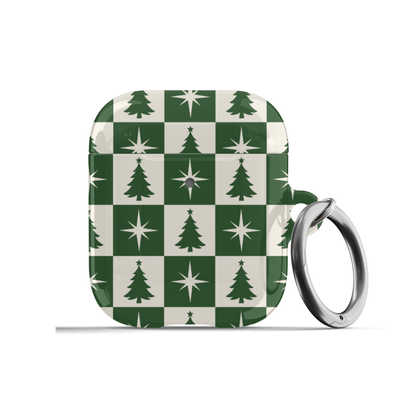 Evergreen Check AirPods Case