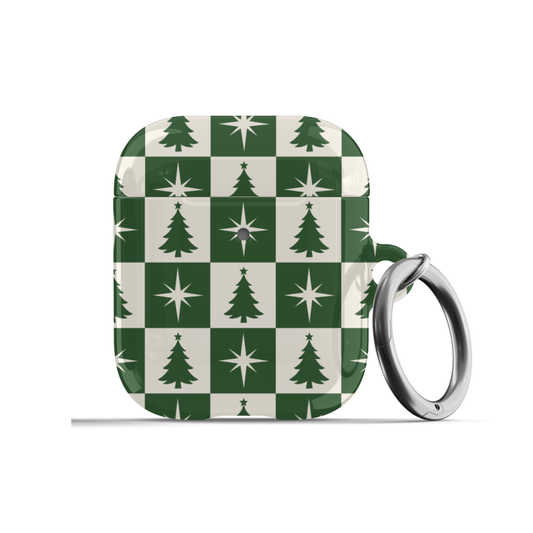 Evergreen Check AirPods Case