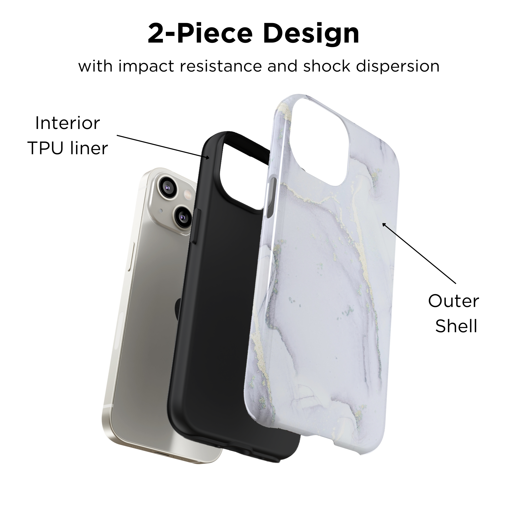Cloud Marble iPhone Case