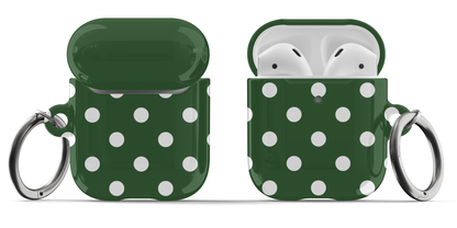 Green Polka Dots AirPods Case