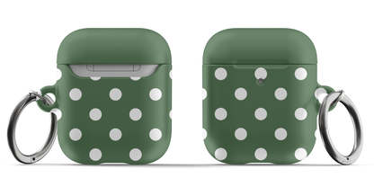 Green Polka Dots AirPods Case