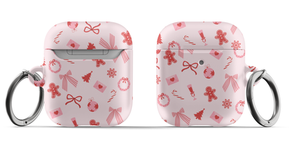 Pink & Red Holiday AirPods Case