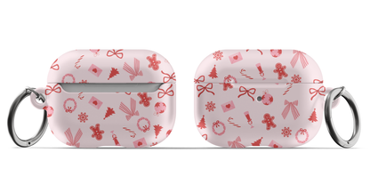 Pink & Red Holiday AirPods Case
