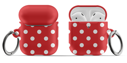 Red Polka Dots AirPods Case