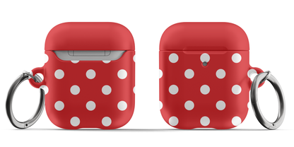 Red Polka Dots AirPods Case