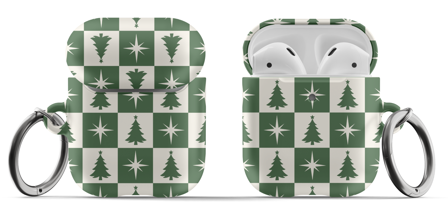 Evergreen Check AirPods Case