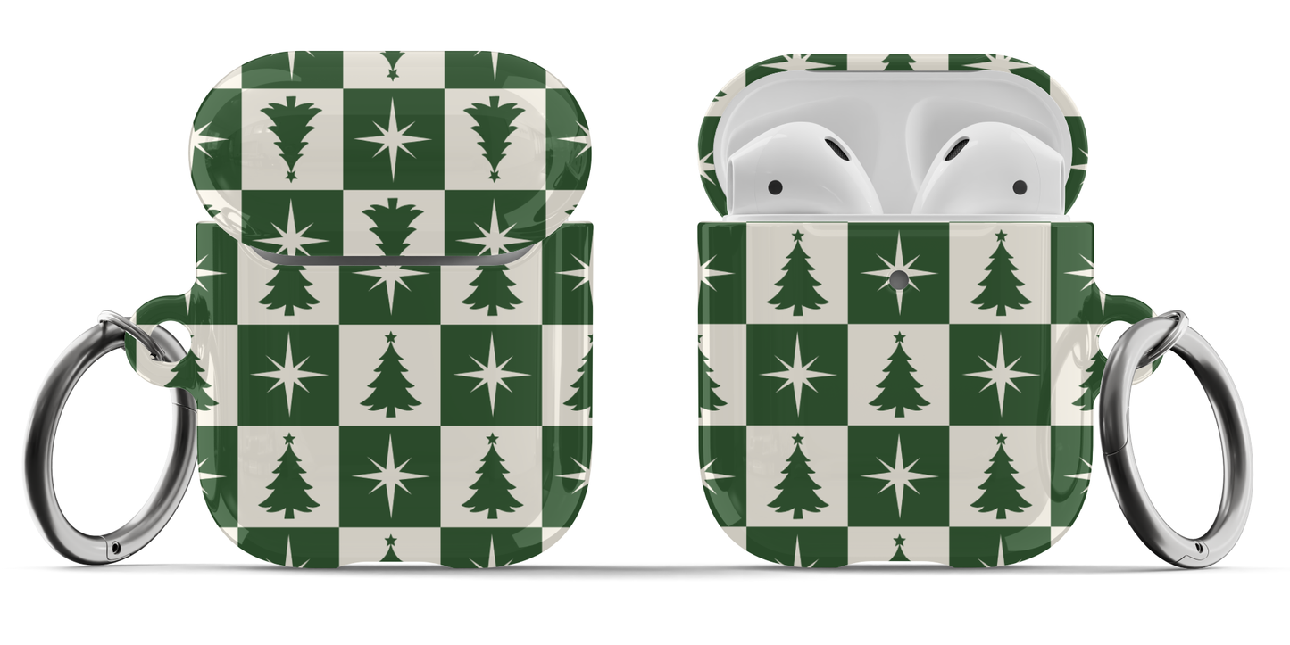 Evergreen Check AirPods Case