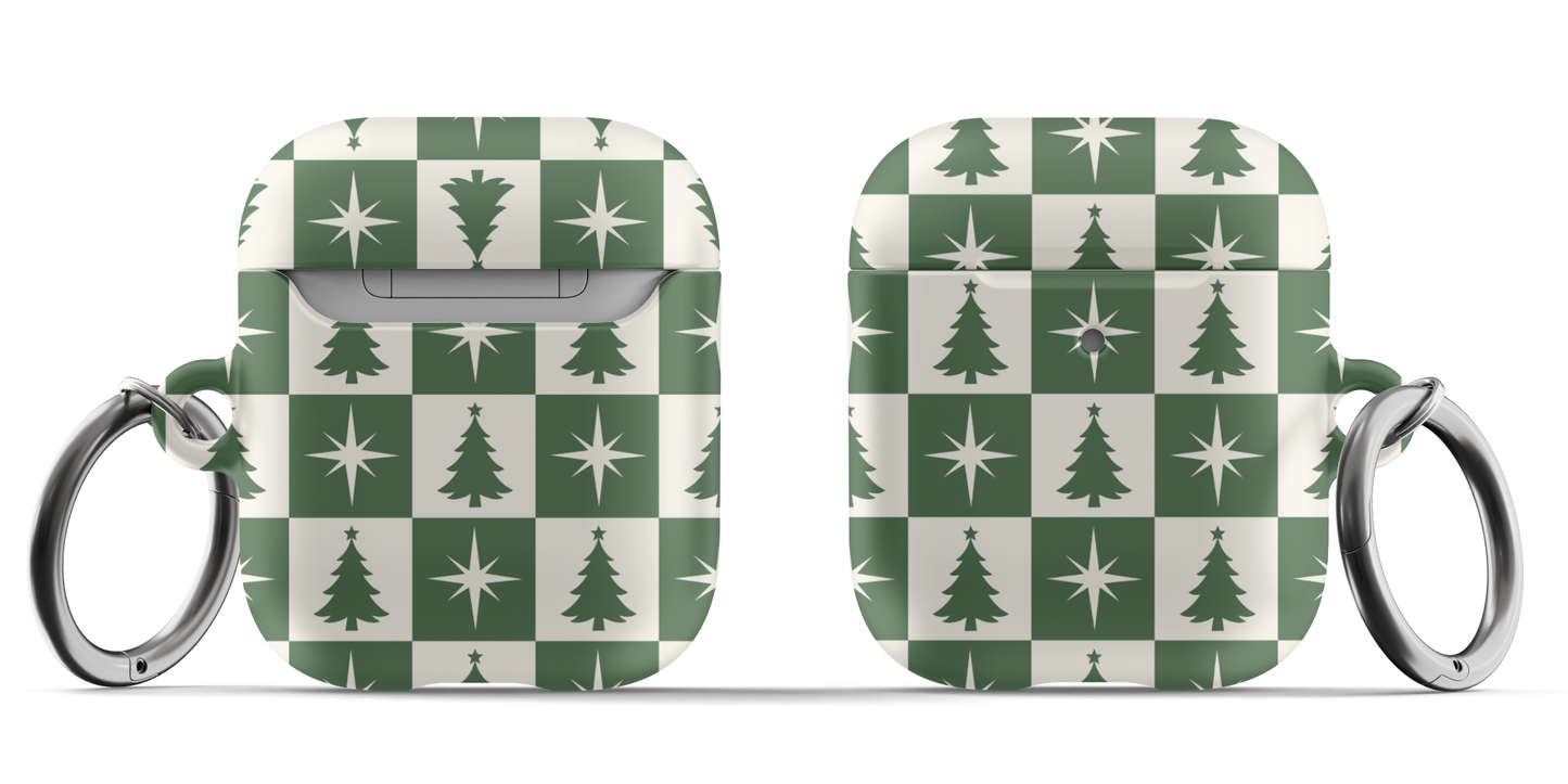 Evergreen Check AirPods Case