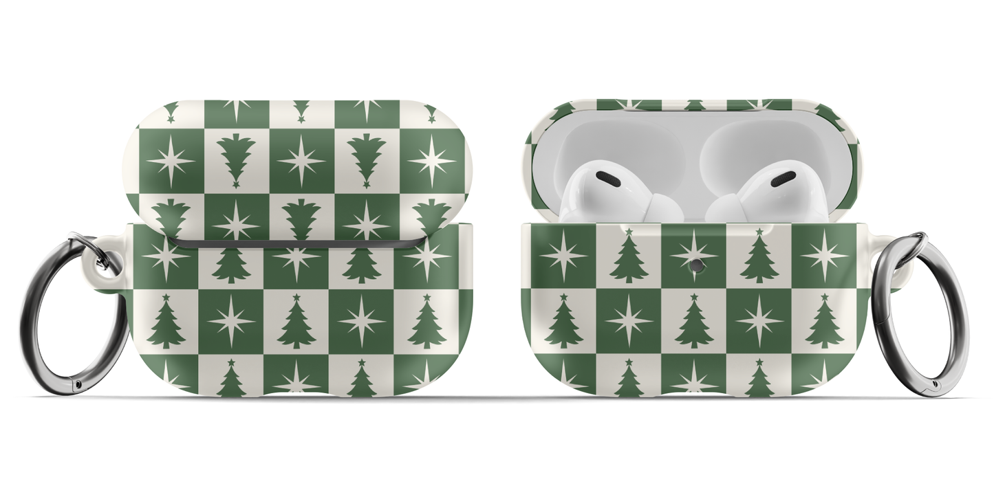 Evergreen Check AirPods Case