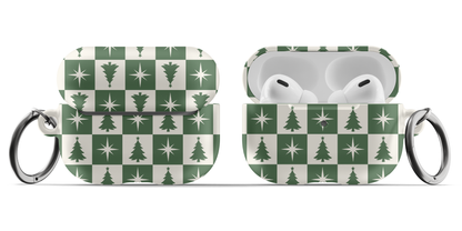 Evergreen Check AirPods Case