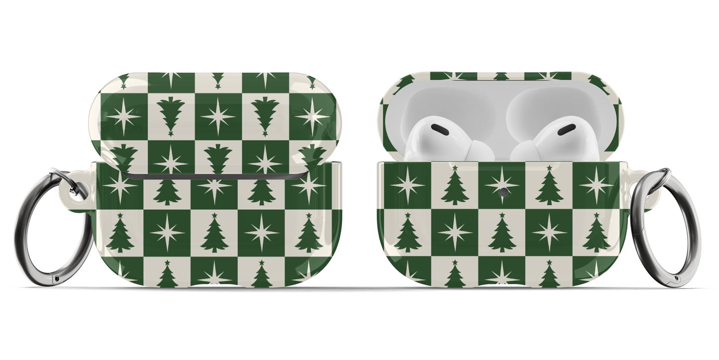 Evergreen Check AirPods Case