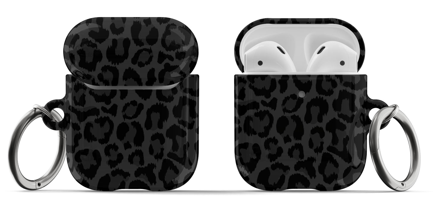 Black Leopard AirPods Case