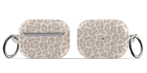 Beige Leopard AirPods Case