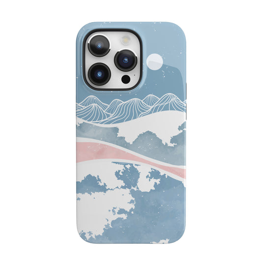Blue Winter Night iPhone Case