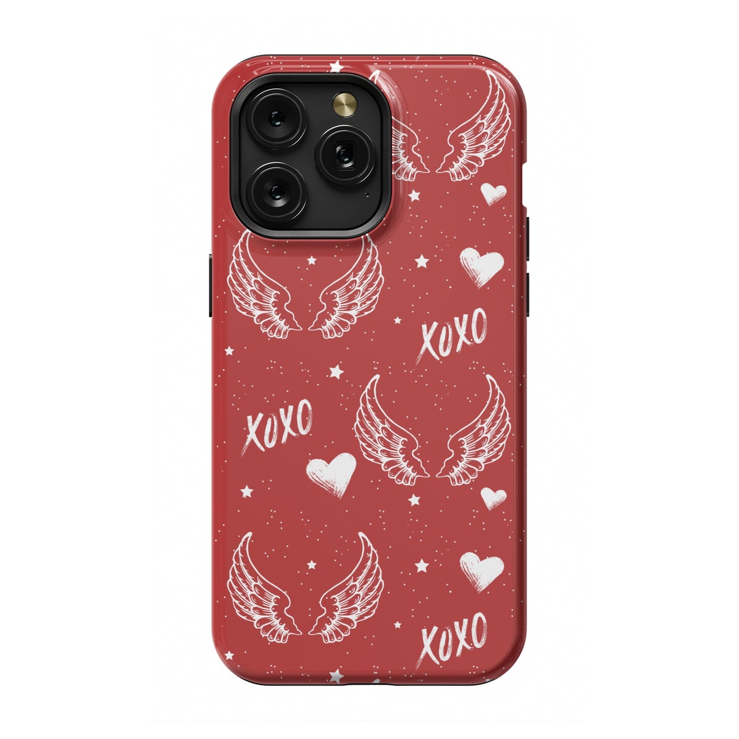 Y2K Red Angel Wings iPhone Case