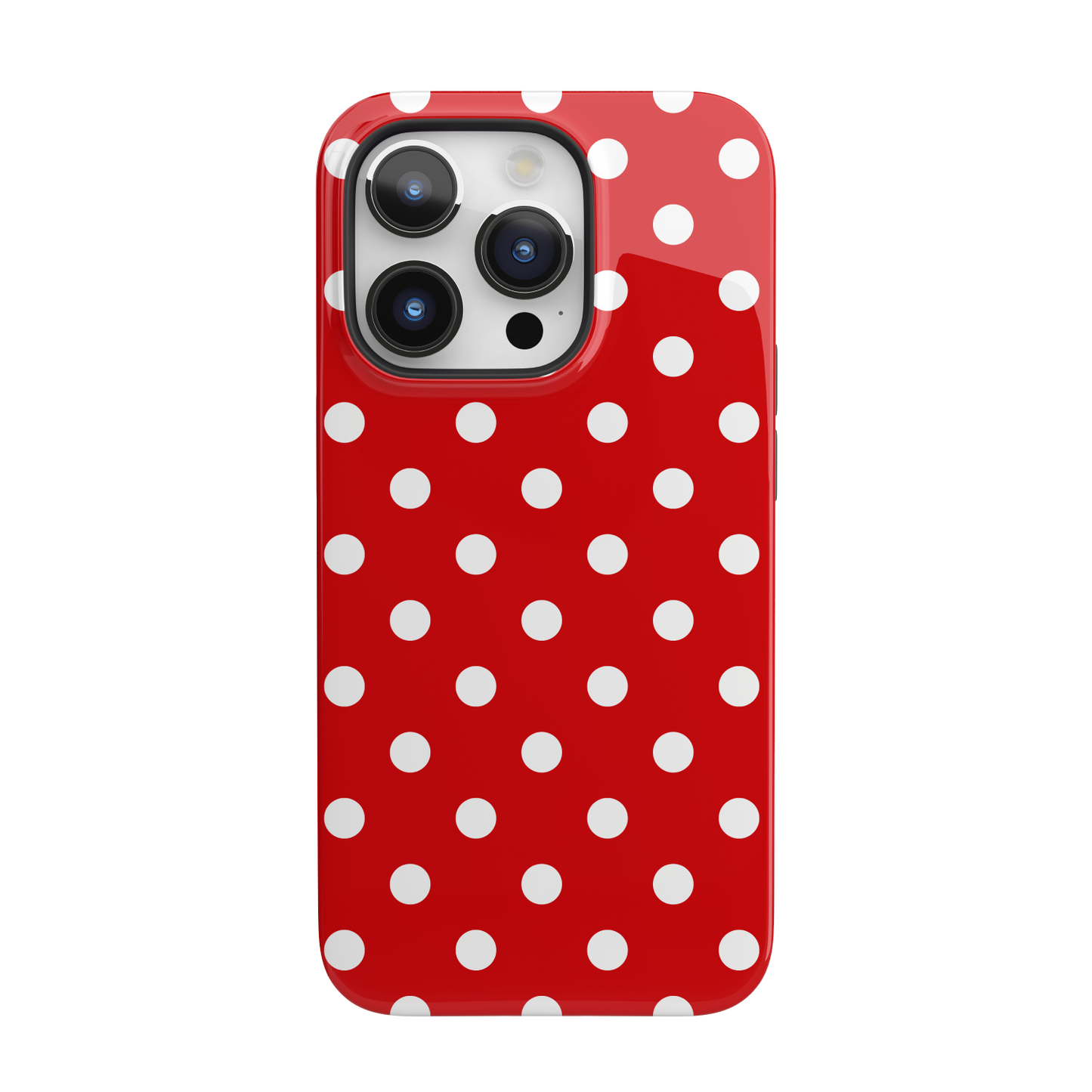 Red Polka Dots iPhone Case