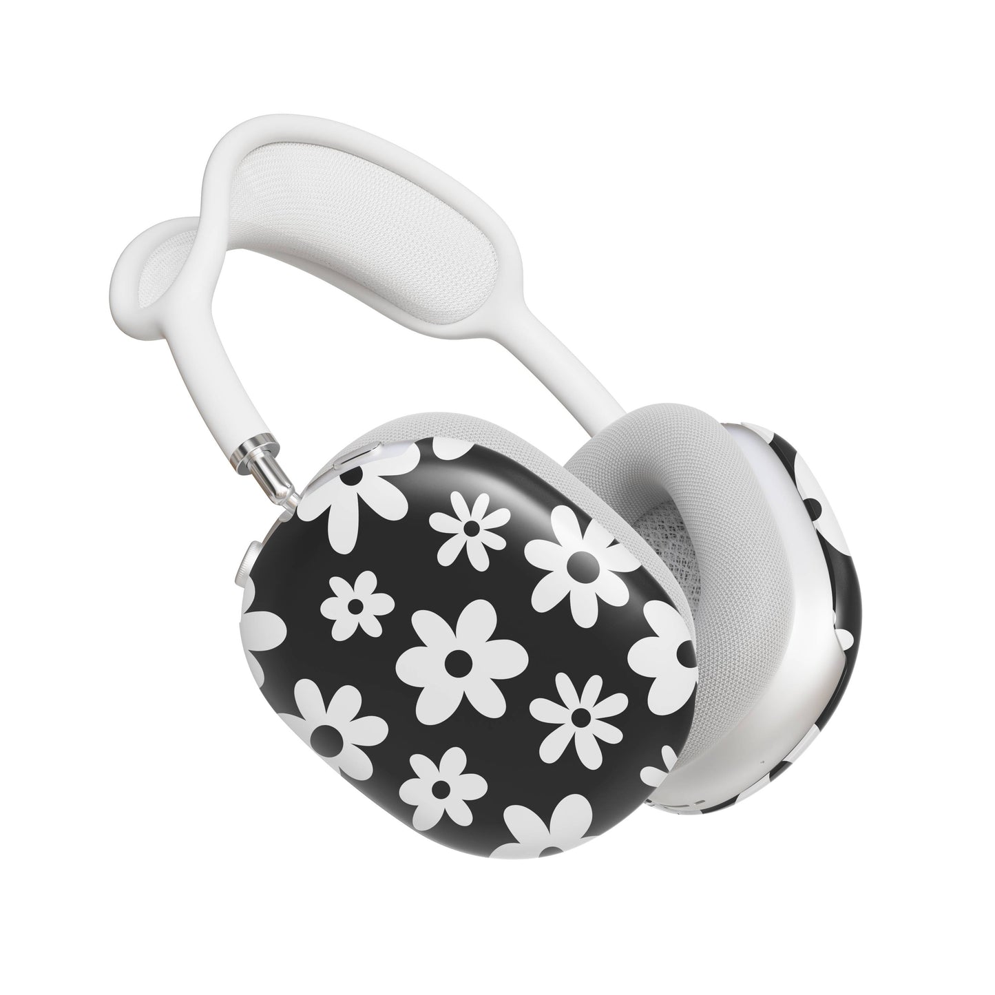 Black Flower Power AirPods Max Case