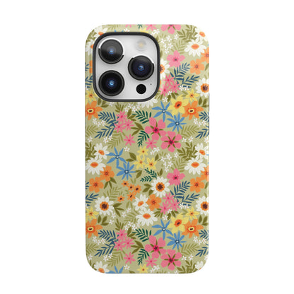 Colorful Posies iPhone Case
