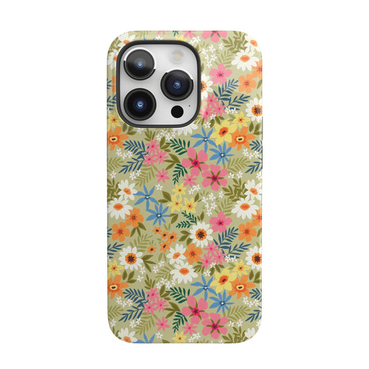 Colorful Posies iPhone Case