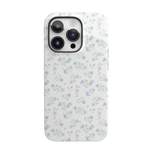Blue Floral Ditsy iPhone Case