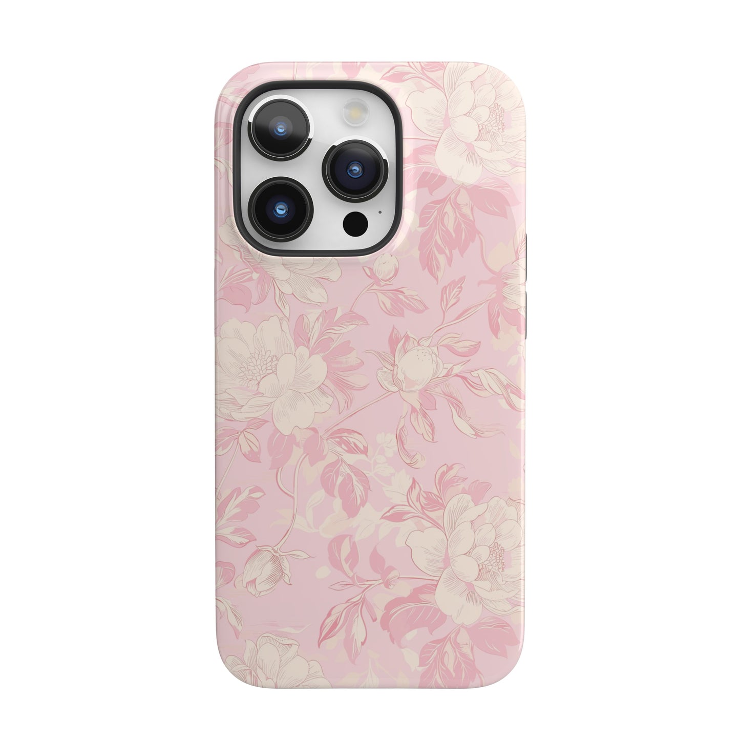 Pretty Pink Toile iPhone Case