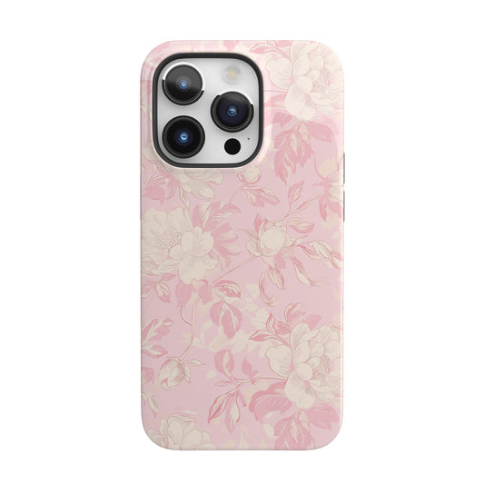 Pretty Pink Toile iPhone Case