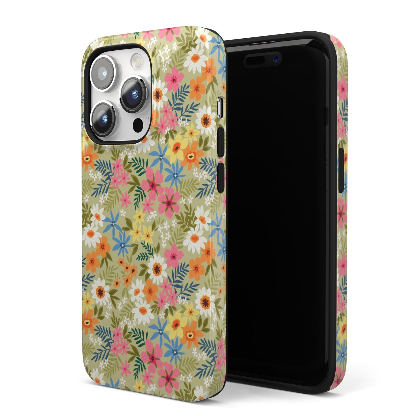 Colorful Posies iPhone Case