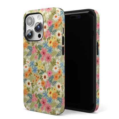 Colorful Posies iPhone Case