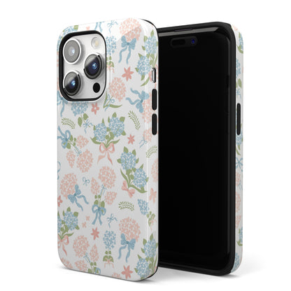 Hydrangea Bows iPhone Case
