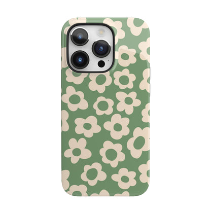 Green Las Flores iPhone Case