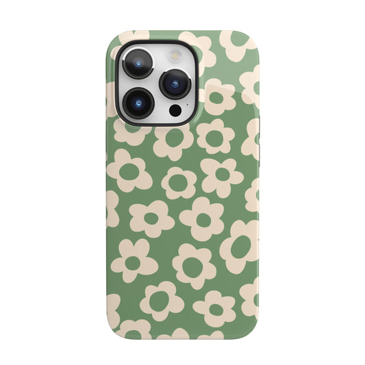 Green Las Flores iPhone Case