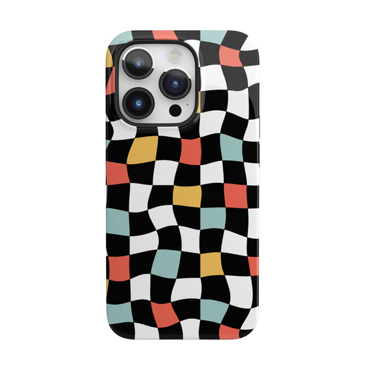 Retro Check iPhone Case