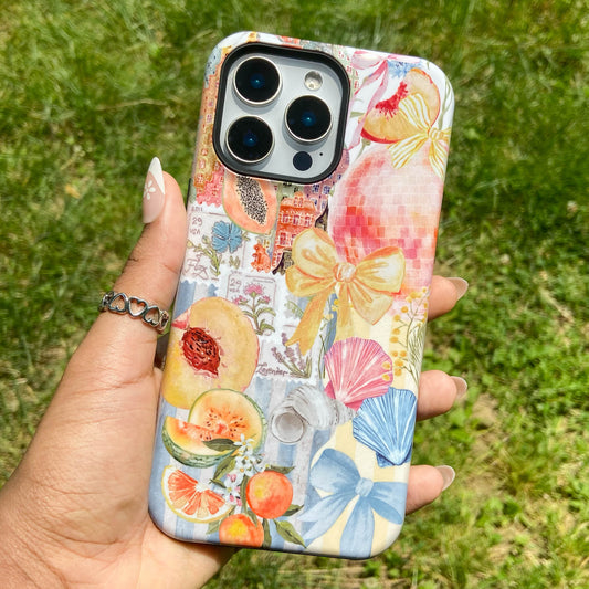 Coquette Summer Collage iPhone Case