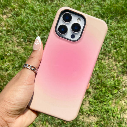 Pink & Yellow Aura iPhone Case
