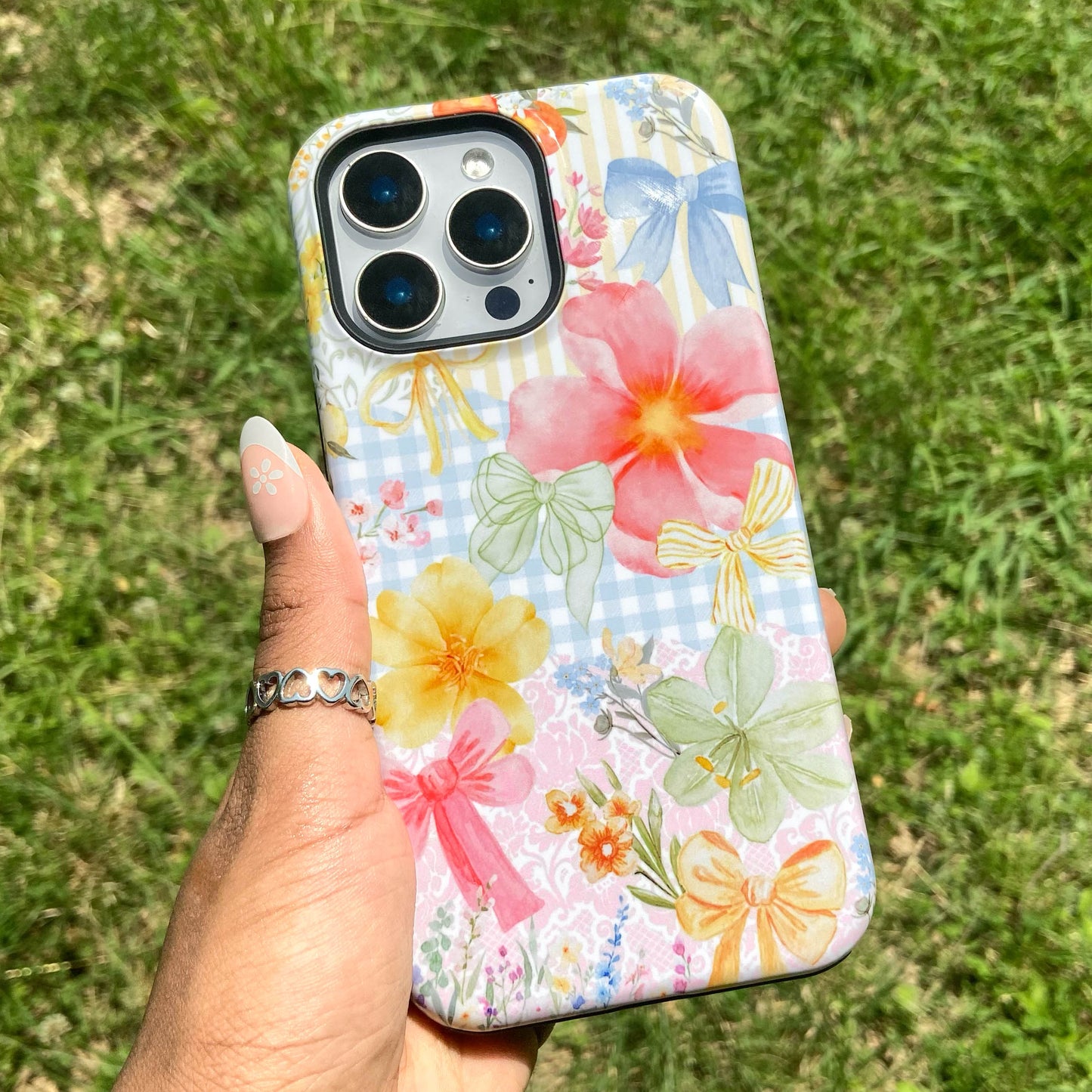 Garden Party Collage iPhone Case