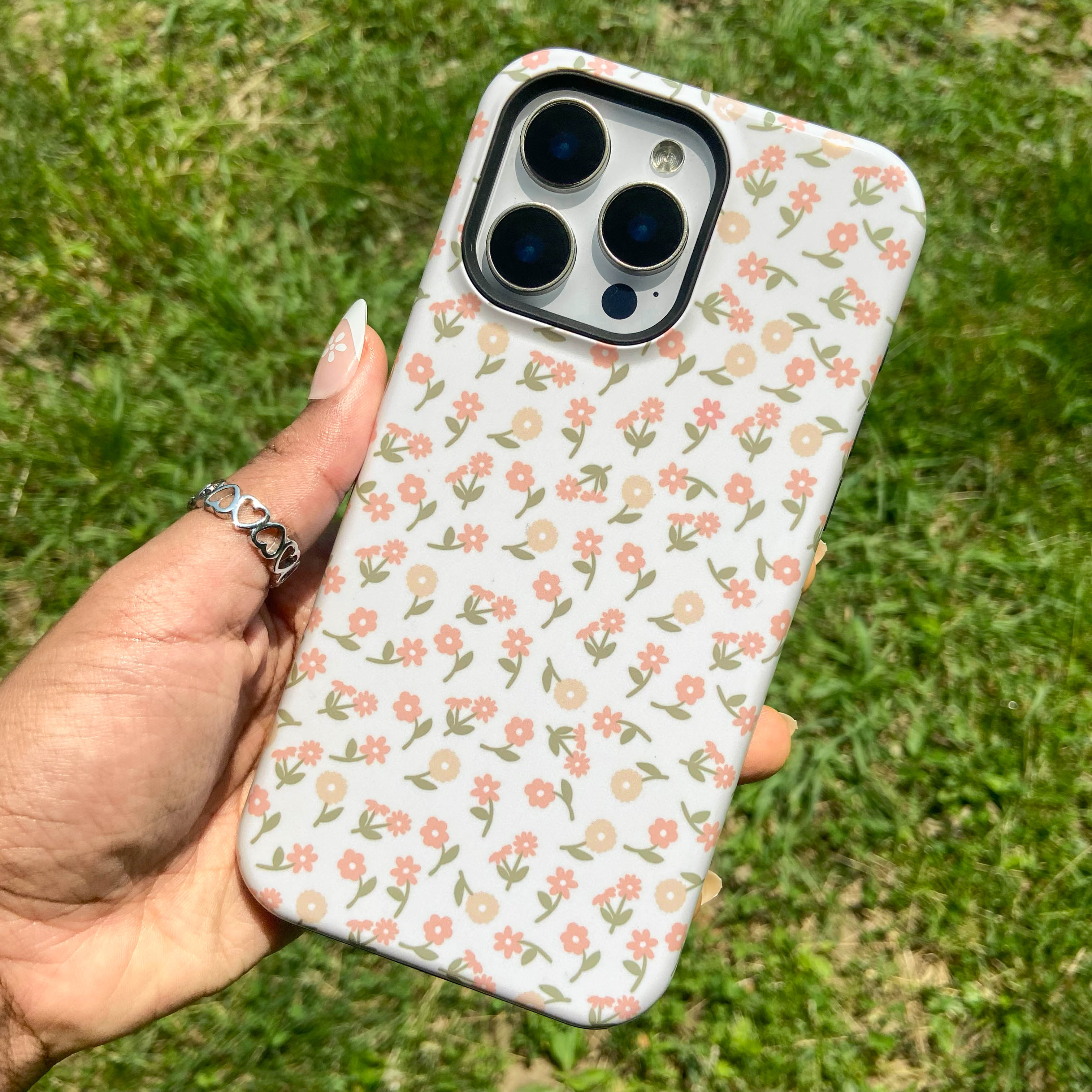 Peach Bloom iPhone Case