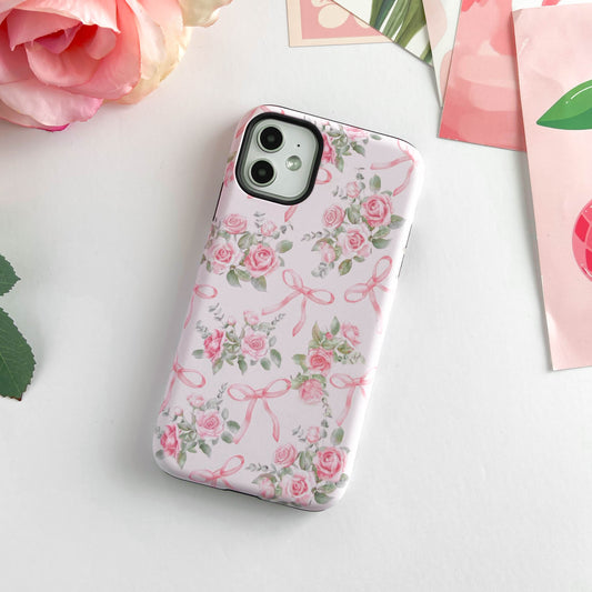 Bows & Roses iPhone Case
