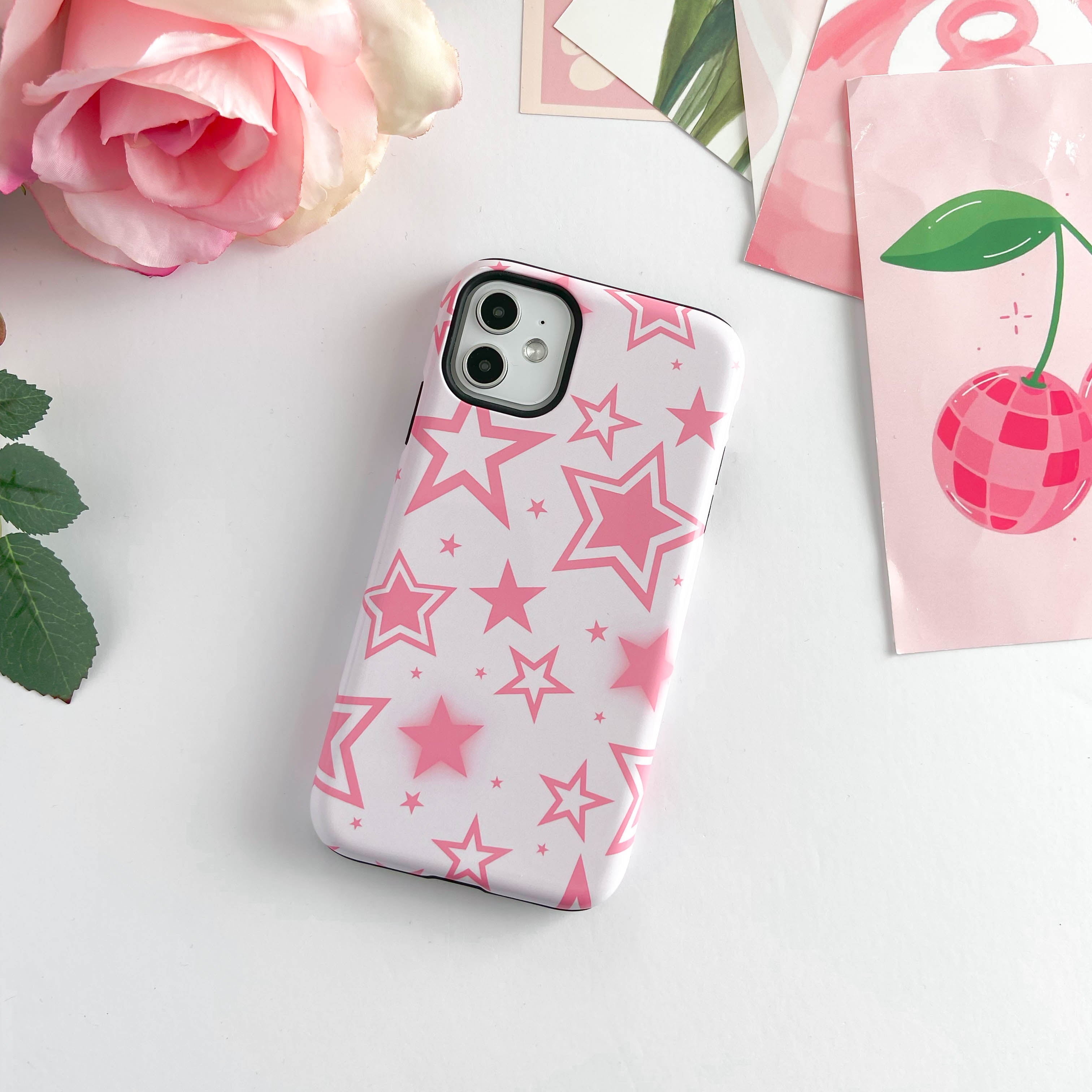 Pink Stardust iPhone Case