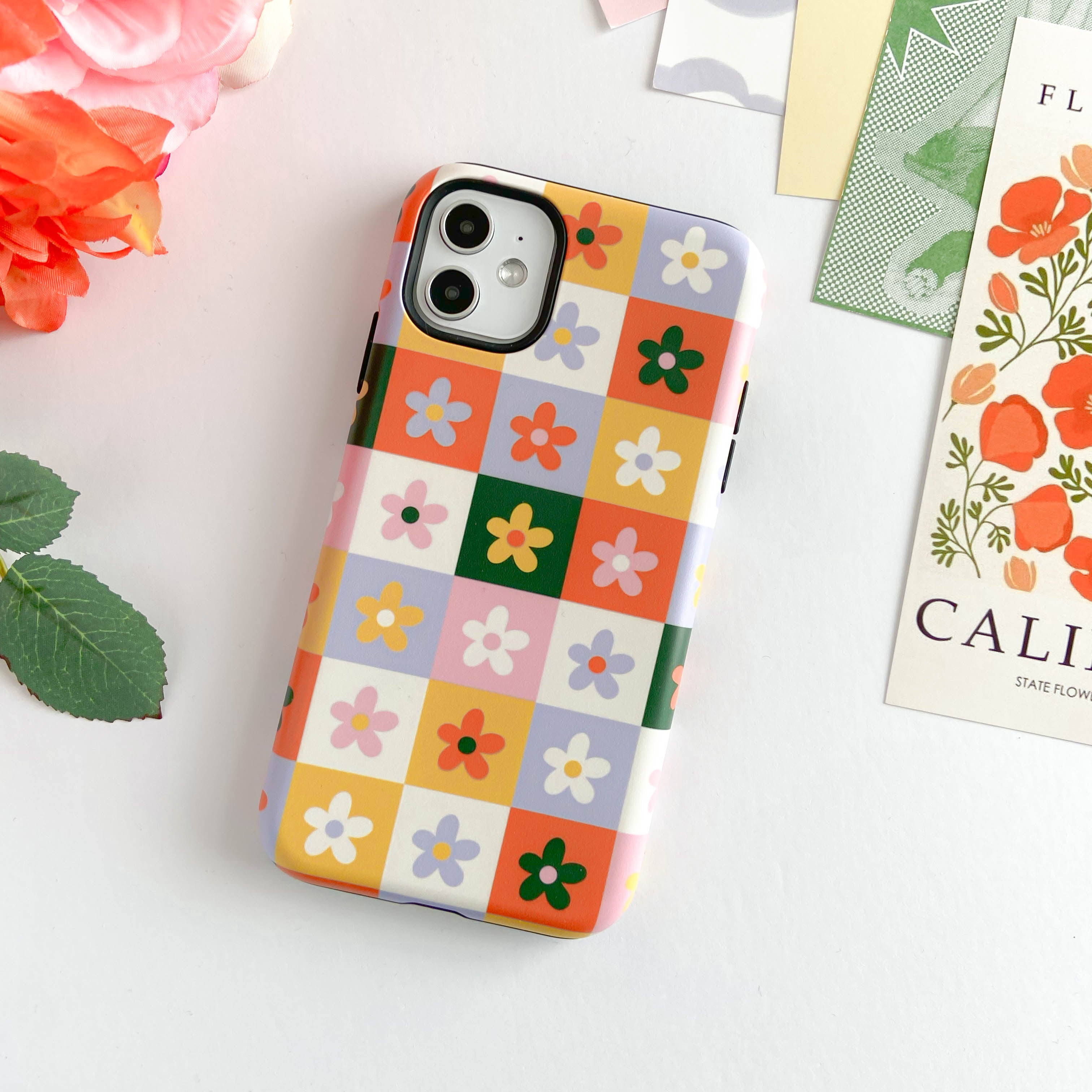 Patchwork Flowers iPhone Case