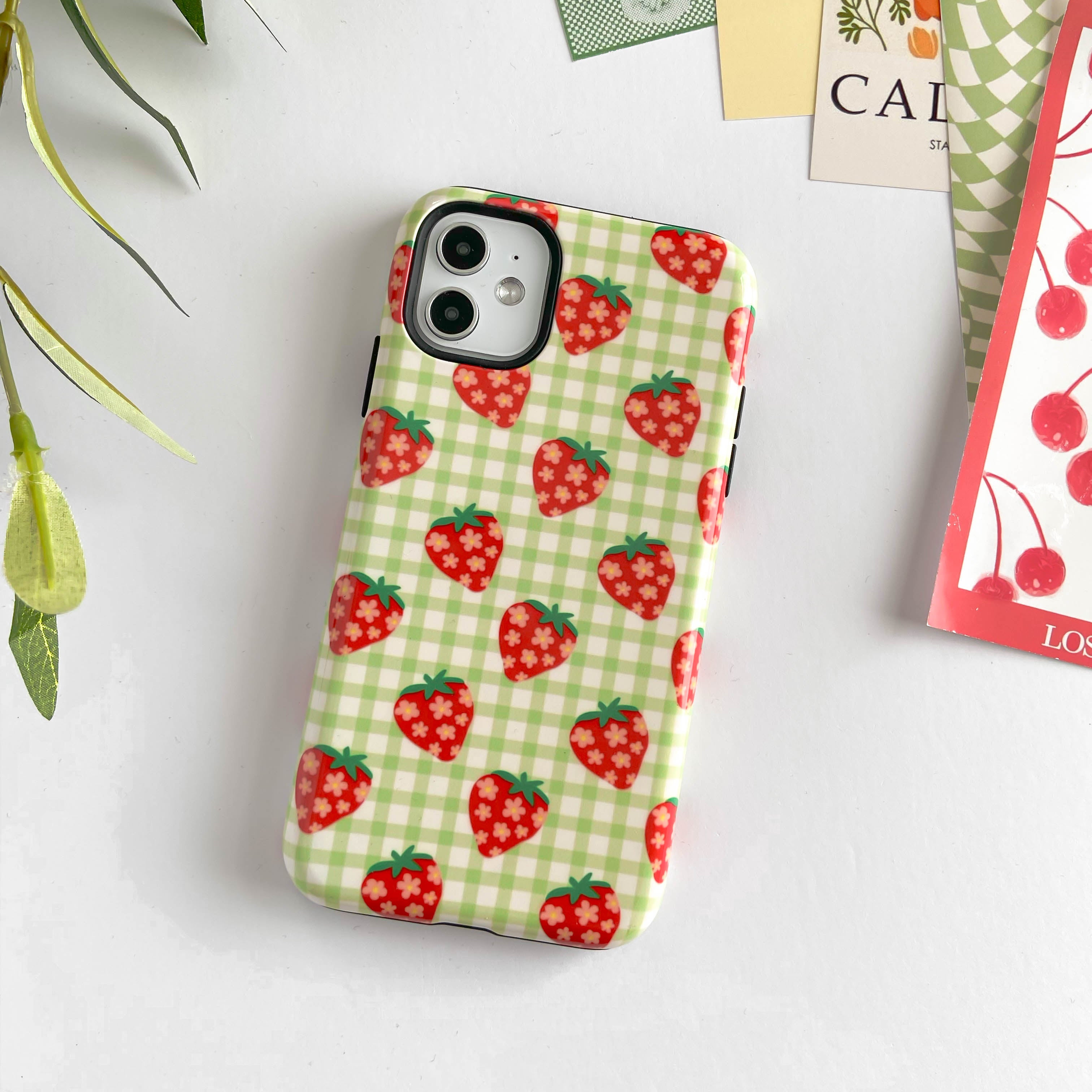 Strawberry Picnic iPhone Case
