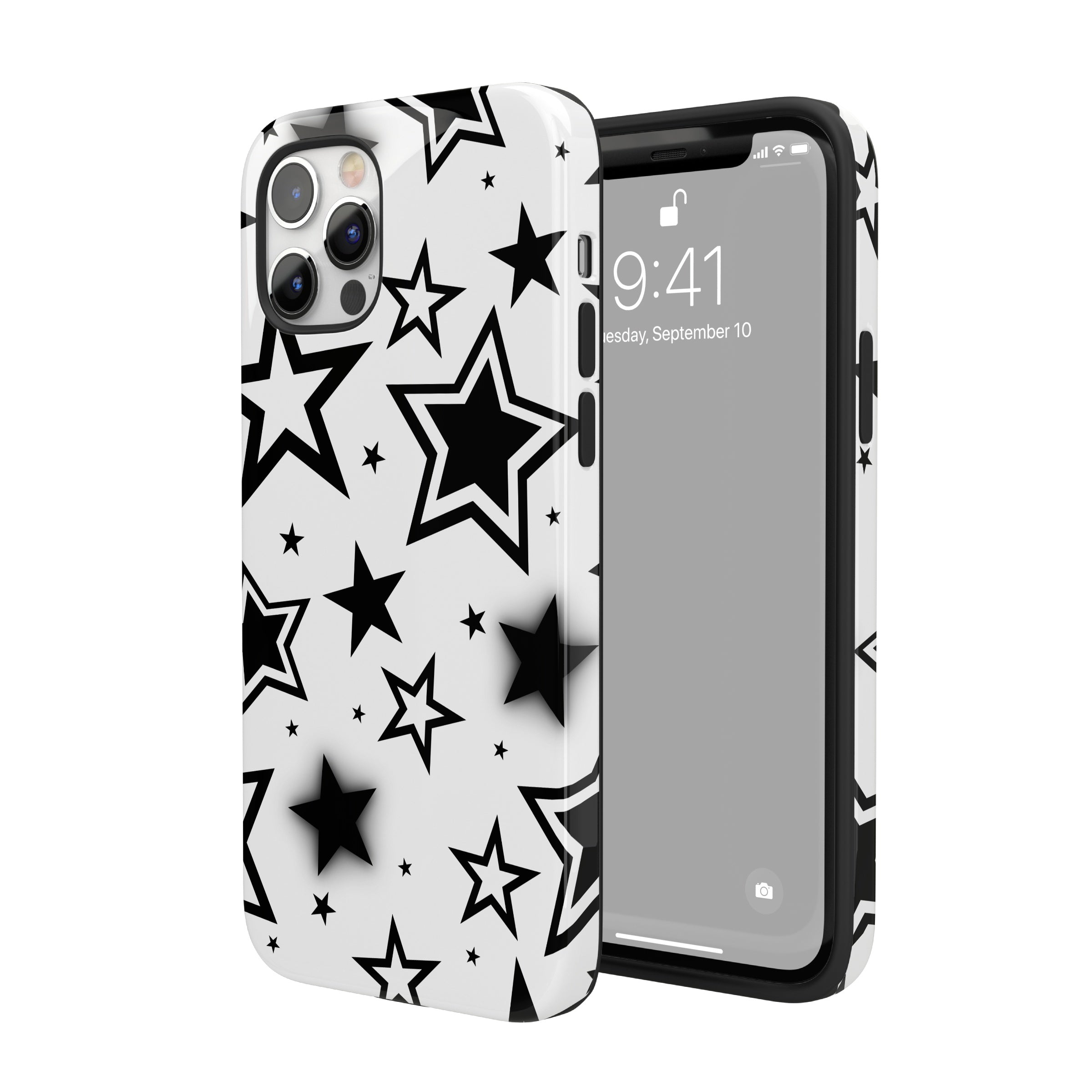 White Stardust iPhone Case