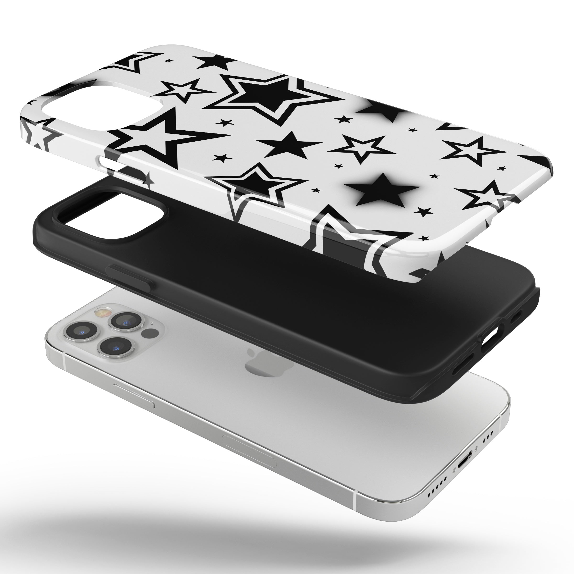 White Stardust iPhone Case
