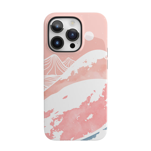 Pink Winter Night iPhone Case